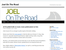 Tablet Screenshot of joelontheroad.com